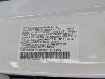 2025 Honda Pilot Touring+