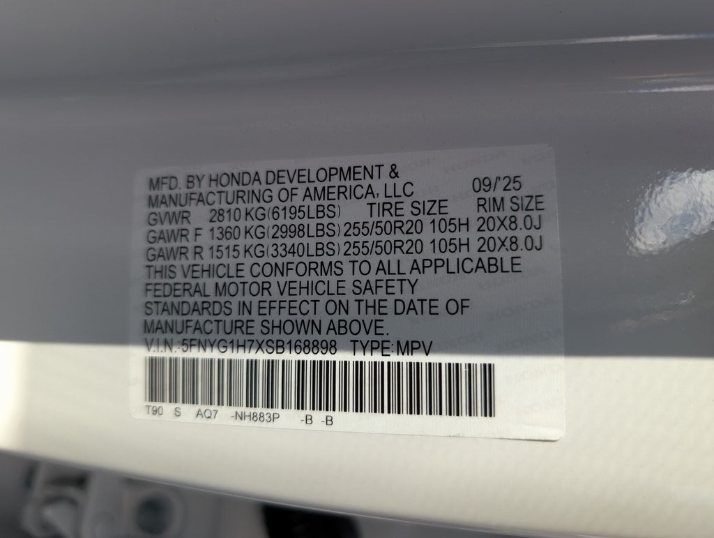 2025 Honda Pilot Touring+