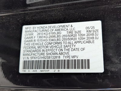 2025 Honda Pilot Black Edition