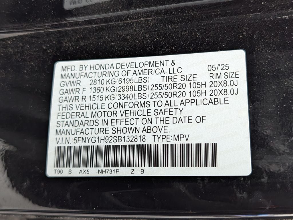 2025 Honda Pilot Black Edition