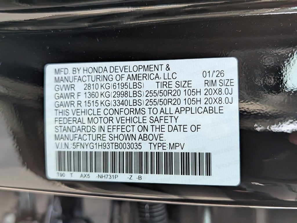 2026 Honda Pilot Black Edition