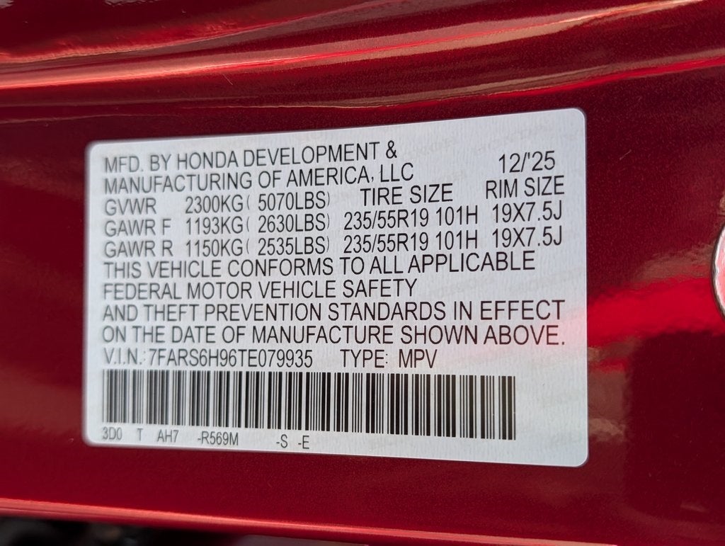 2026 Honda CR-V Hybrid Sport Touring