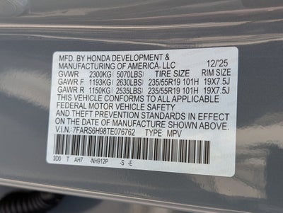 2026 Honda CR-V Hybrid Sport Touring