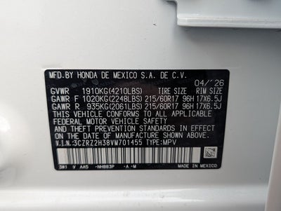 2027 Honda HR-V LX