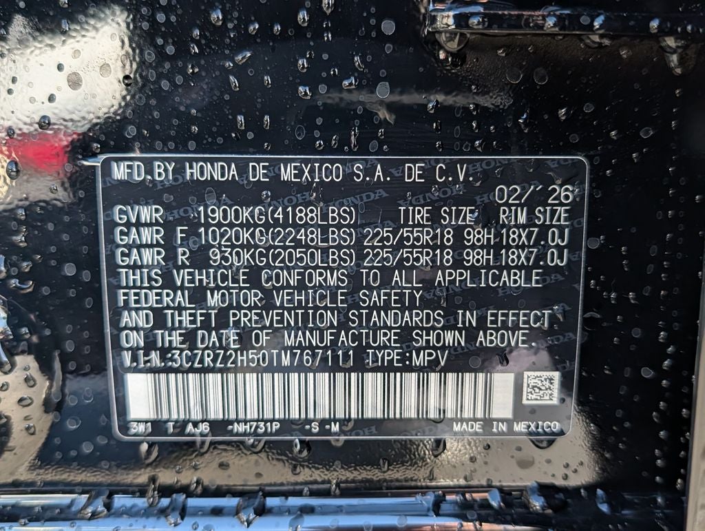 2026 Honda HR-V Sport