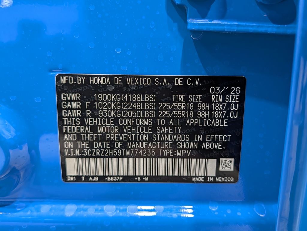 2026 Honda HR-V Sport