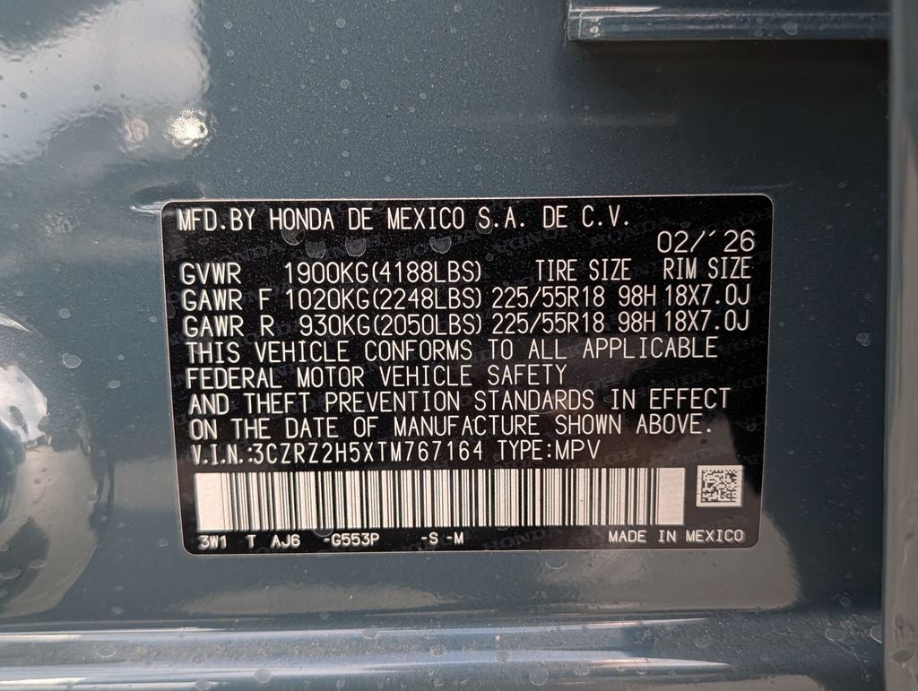 2026 Honda HR-V Sport