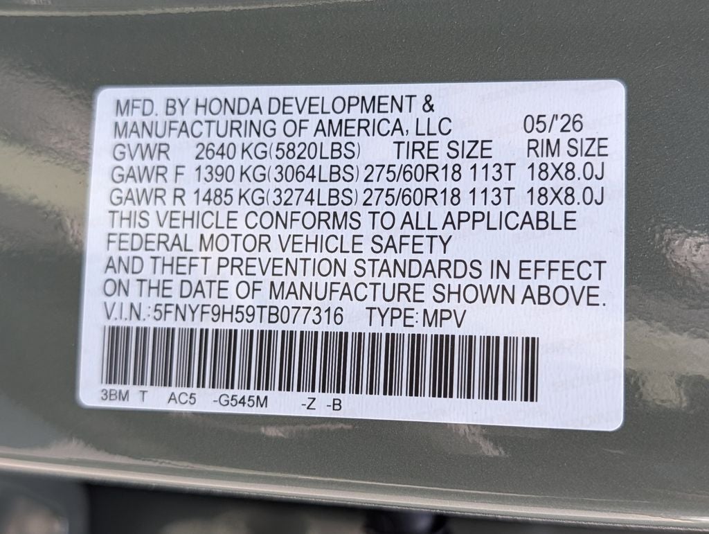 2026 Honda Passport TrailSport
