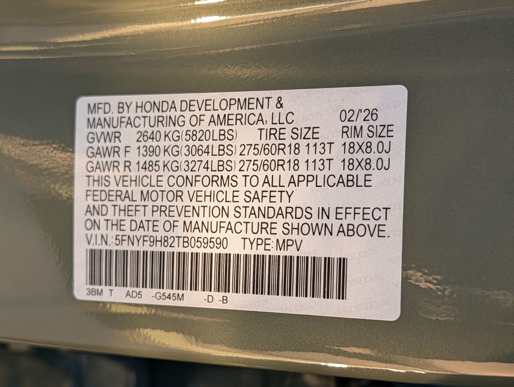 2026 Honda Passport TrailSport Elite