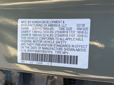 2026 Honda Passport TrailSport Elite