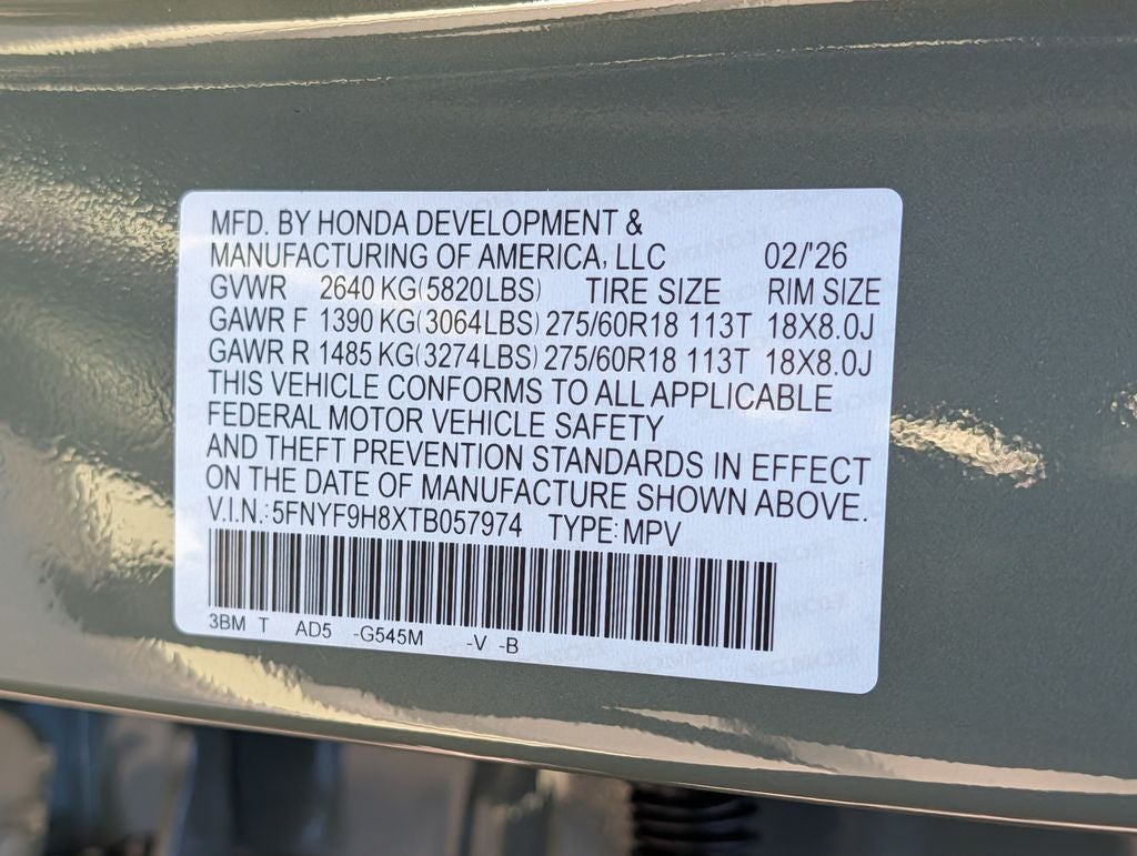 2026 Honda Passport TrailSport Elite