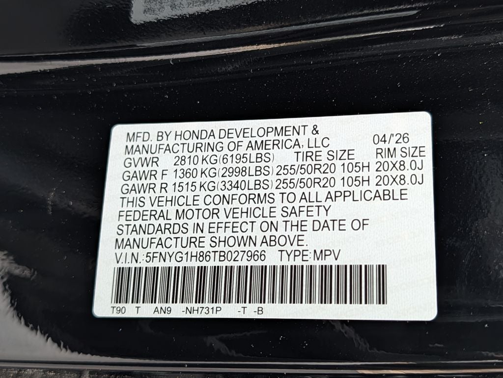 2026 Honda Pilot Elite