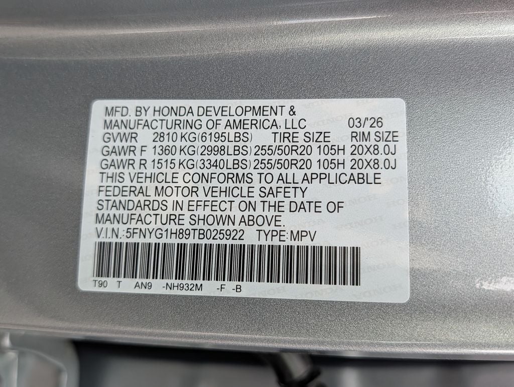 2026 Honda Pilot Elite