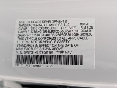 2026 Honda Pilot Black Edition