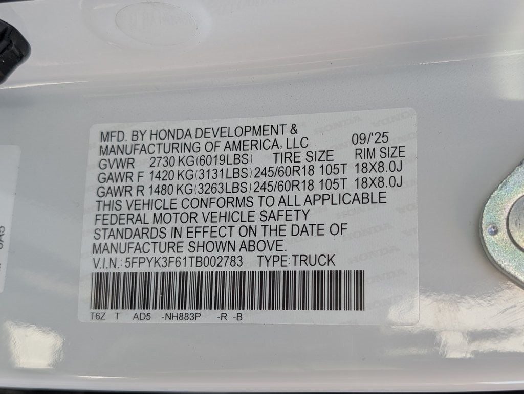 2026 Honda Ridgeline TrailSport