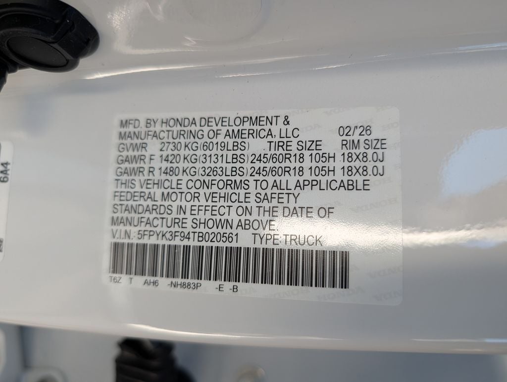 2026 Honda Ridgeline Black Edition