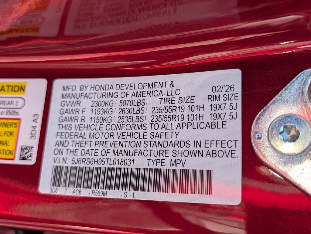 2026 Honda CR-V Hybrid Sport Touring