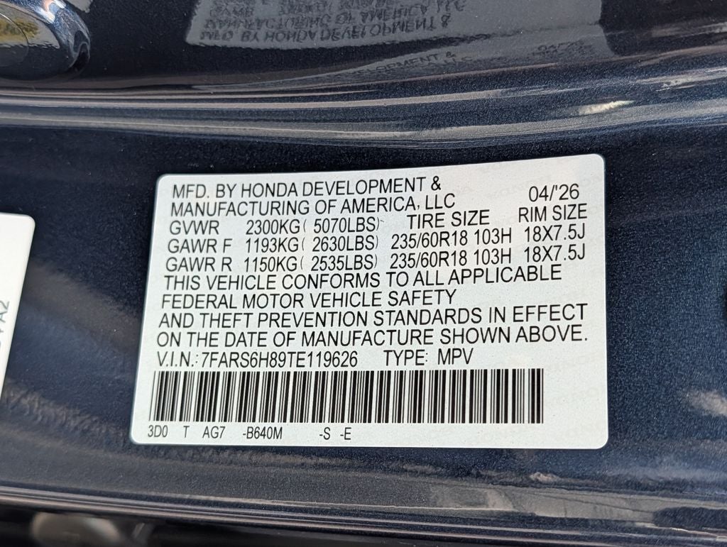 2026 Honda CR-V Hybrid Sport-L