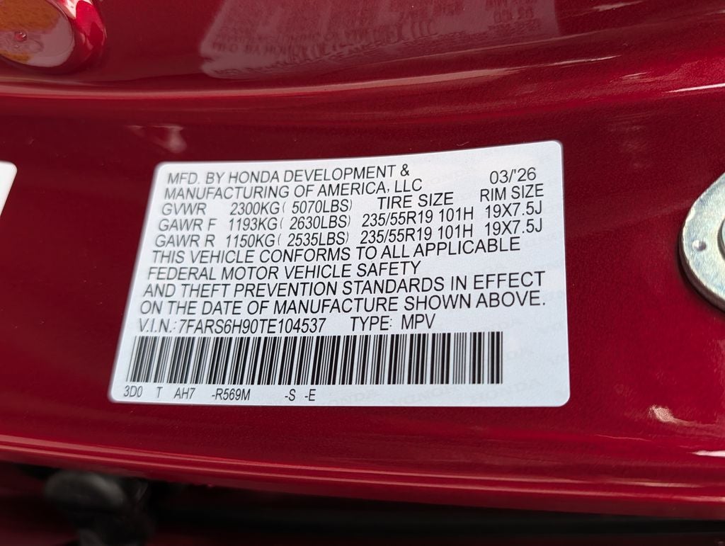 2026 Honda CR-V Hybrid Sport Touring