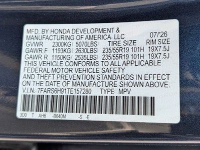 2026 Honda CR-V Hybrid Sport Touring