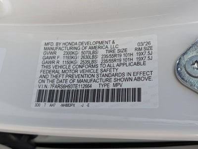 2026 Honda CR-V Hybrid Sport Touring