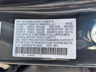2026 Honda CR-V Hybrid Sport Touring