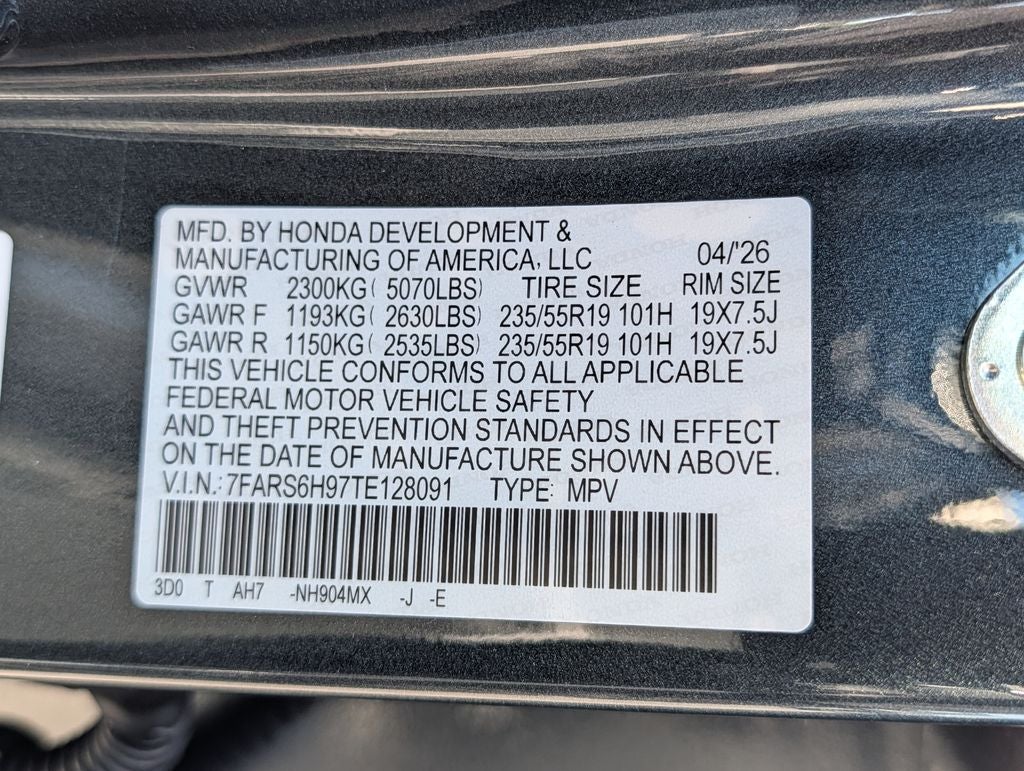 2026 Honda CR-V Hybrid Sport Touring