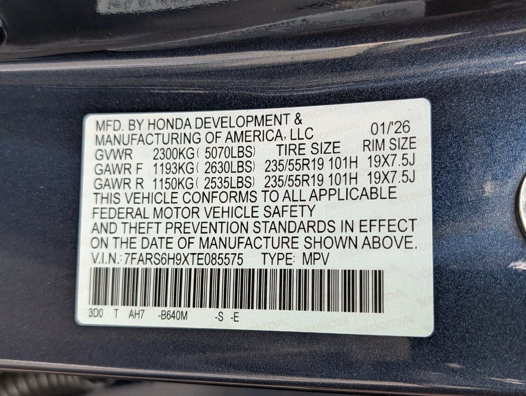 2026 Honda CR-V Hybrid Sport Touring