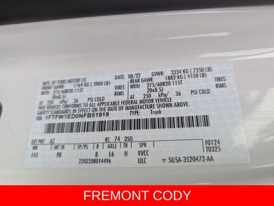 2022 Ford F-150 Platinum