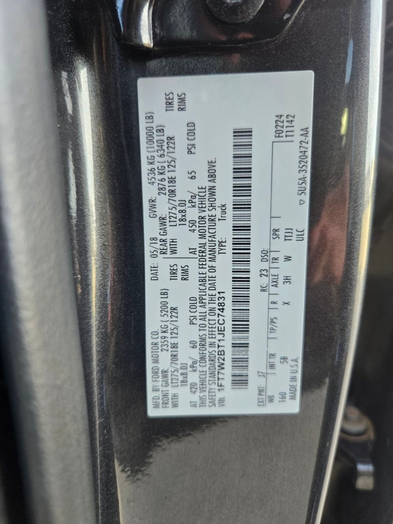 2018 Ford F-250SD Lariat