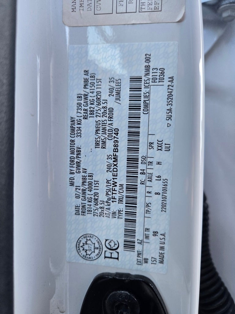 2021 Ford F-150 Platinum