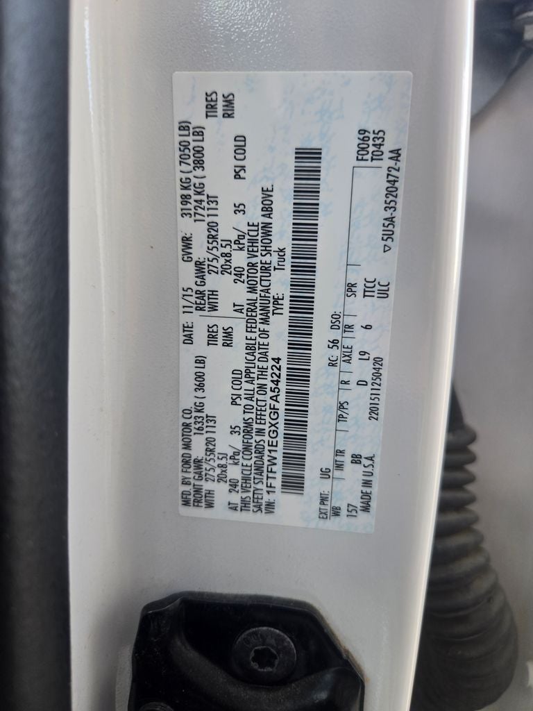 2016 Ford F-150 Platinum