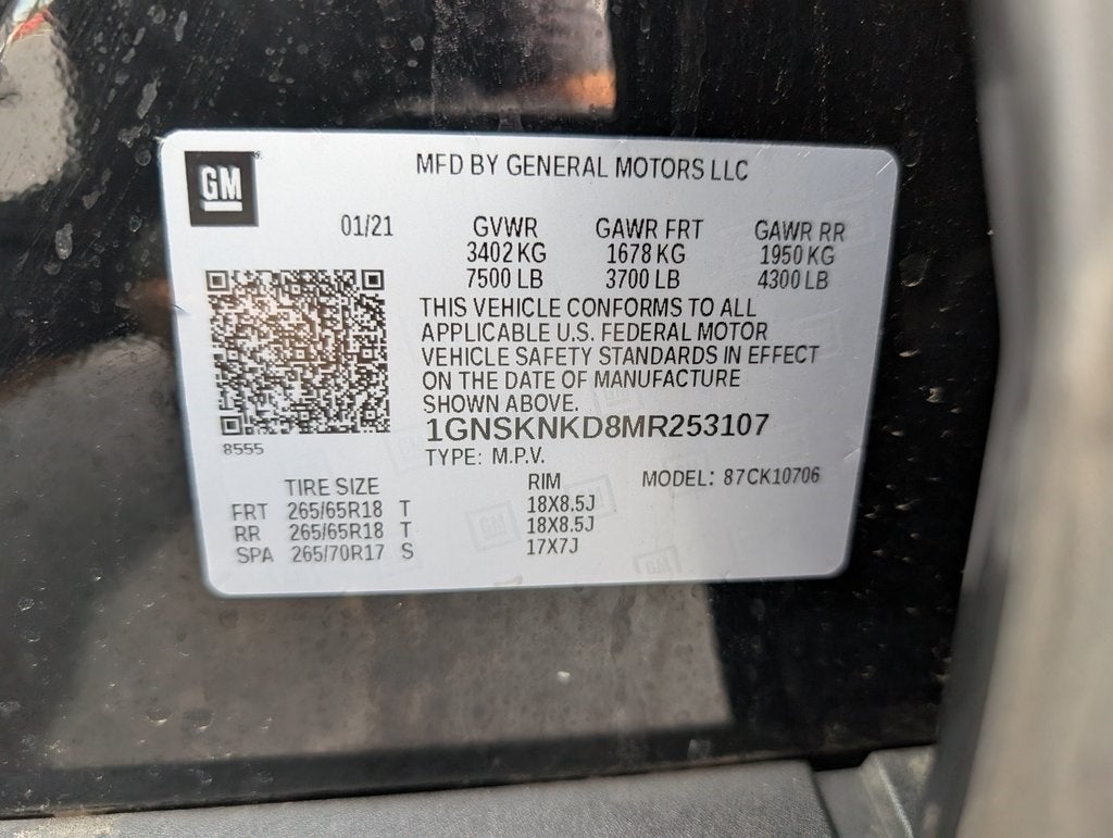 2021 Chevrolet Tahoe LT