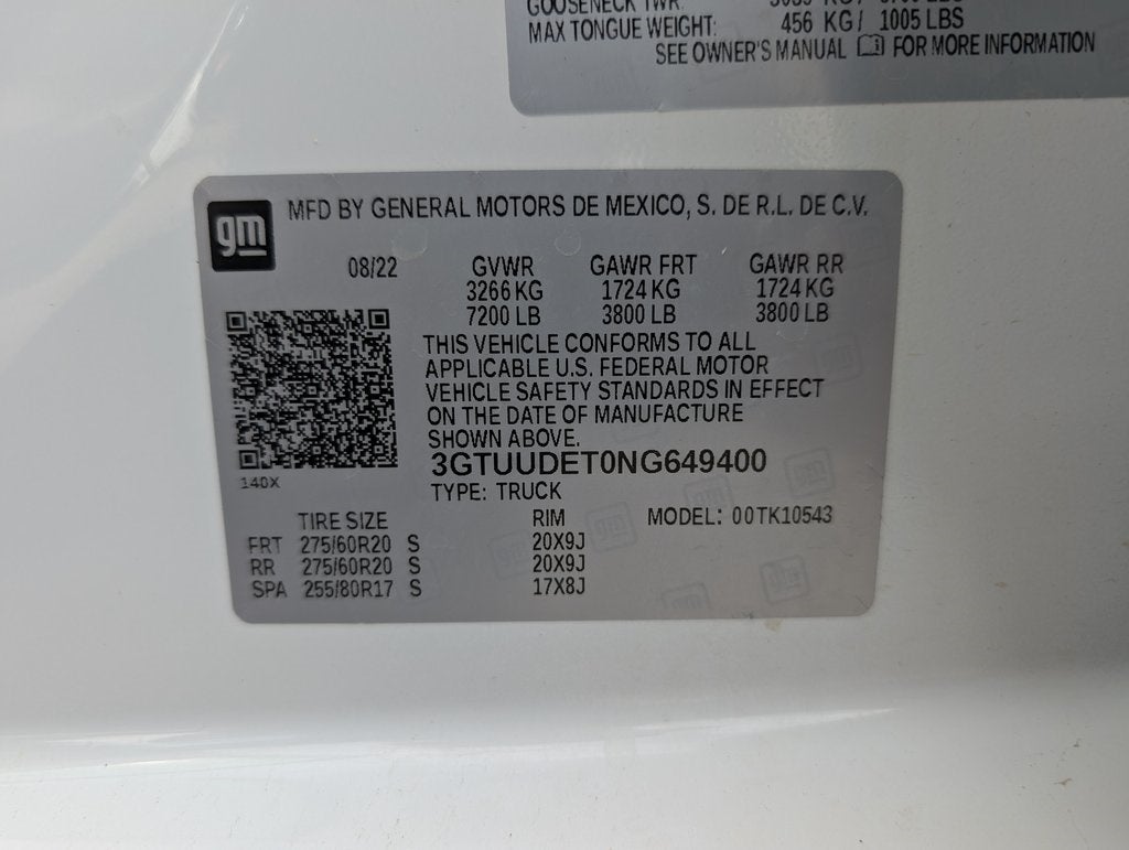 2022 GMC Sierra 1500 SLT