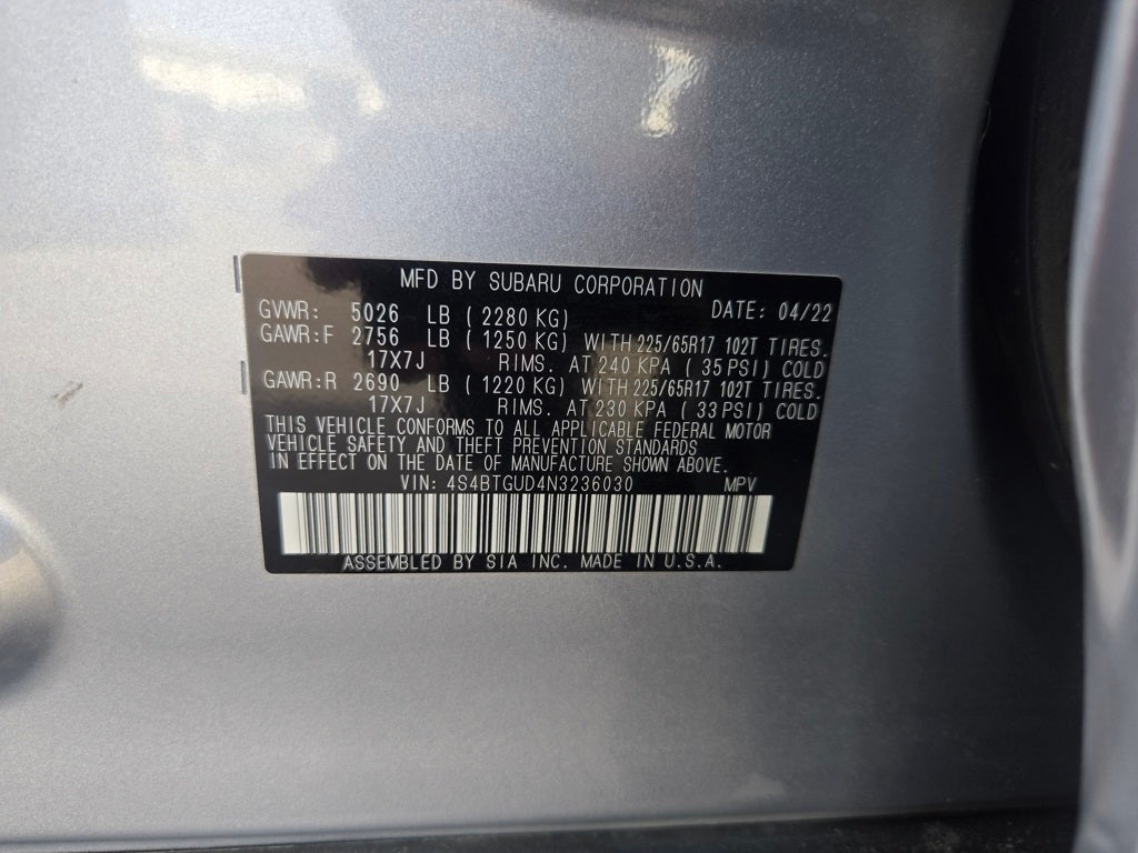 2022 Subaru Outback Wilderness