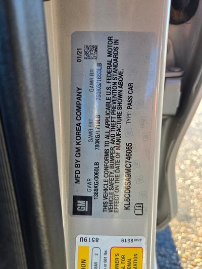 2021 Chevrolet Spark 1LT