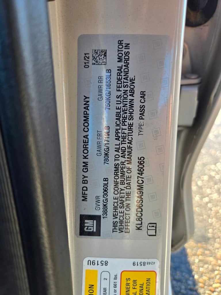 2021 Chevrolet Spark 1LT