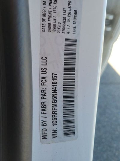 2022 RAM 1500 Big Horn/Lone Star