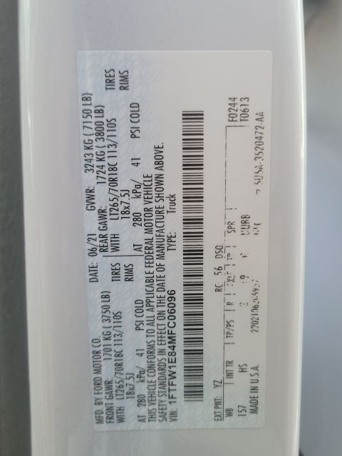 2021 Ford F-150 Lariat