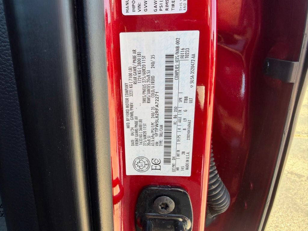 2024 Ford F-150 Lariat Black Appearance Pkg.