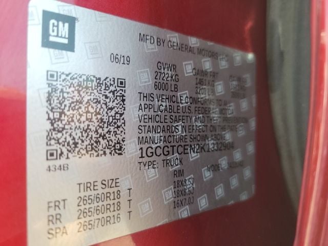 2019 Chevrolet Colorado LT