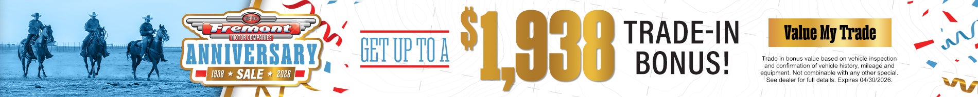 Anniversary Sale Trade In