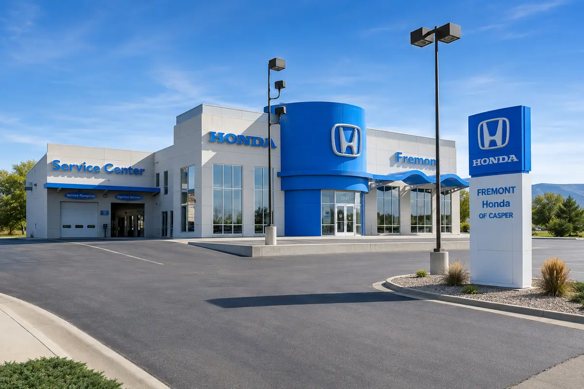 Fremont Honda of Casper service center on Cy Avenue in Casper, Wyoming.