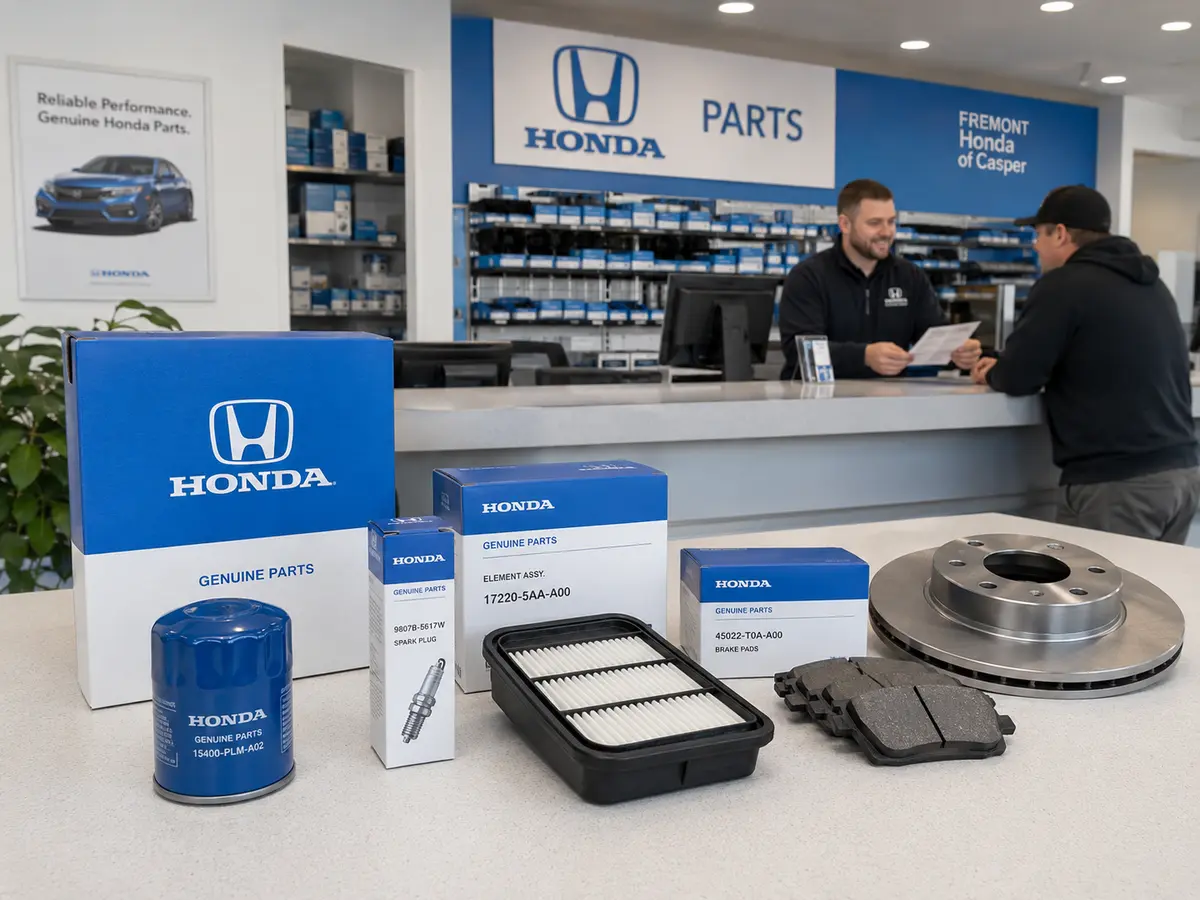 Genuine Honda parts available through the Fremont Honda of Casper parts department.